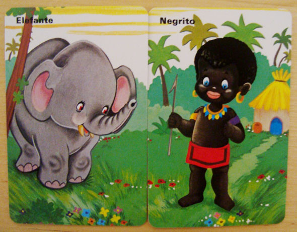 Negrito elefante cartas